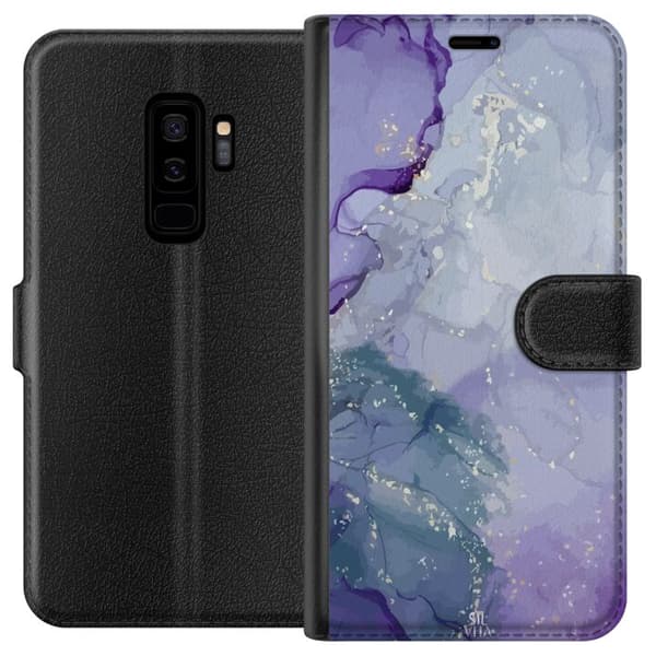 Kompatibelt Lommeboketui til Samsung Galaxy S9+ Marmor