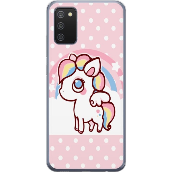 Samsung Galaxy A02s Gennemsigtig cover Unicorn