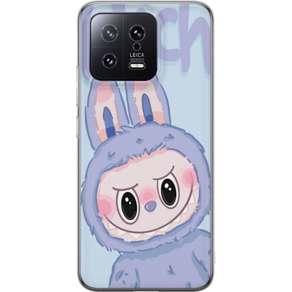 Xiaomi 13 Gennemsigtig cover Blå Kanin Labubu