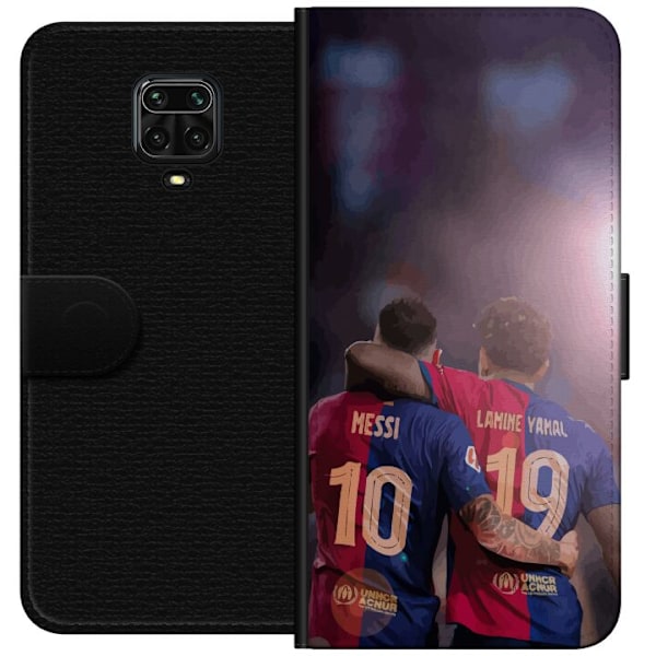 Xiaomi Redmi Note 9 Pro Lompakkokotelo Lamine Yamal VS Messi