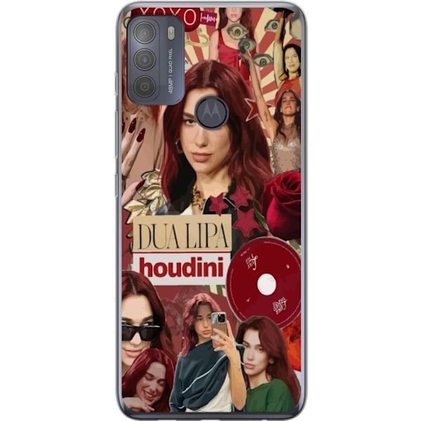 Motorola Moto G50 Gjennomsiktig deksel Dua Lipa – Fashion &
