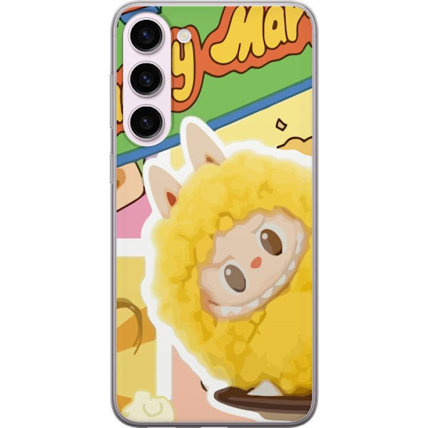 Samsung Galaxy S23+ Gennemsigtig cover Labubu Wacky Mart Pop Mart Serie Samlerfigur Sød Design Populært Motiv Figurserie Kreativ Kunst Leksak
