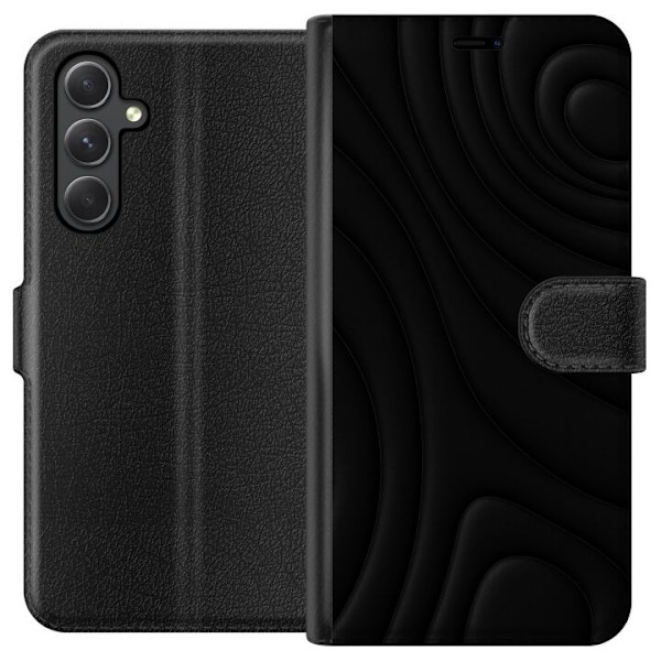Samsung Galaxy A05s Lommeboketui Svarte Bølger