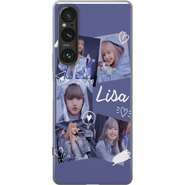 Sony Xperia 1 V Genomskinligt Skal Lisa Blackpink – Aesthetic K-pop Queen