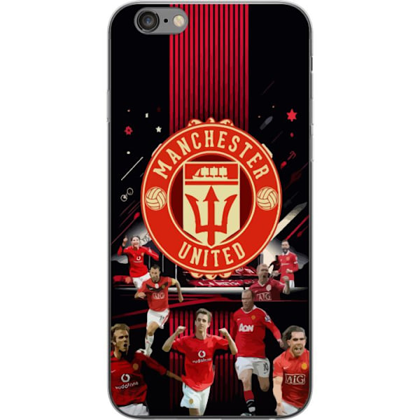 Apple iPhone 6 Plus Genomskinligt Skal Manchester United F.C.