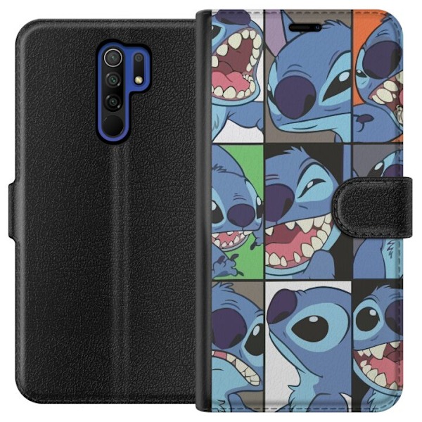 Xiaomi Redmi 9 Lompakkokotelo Stitch Ram