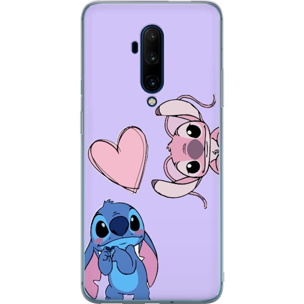 OnePlus 7T Pro Läpinäkyvä kuori Stitch Mode