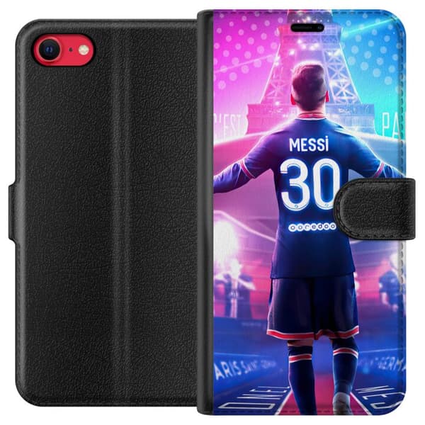 Kompatibel Tegnebogsetui til Apple iPhone SE (2020) Messi
