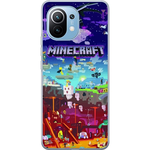 Xiaomi Mi 11 Gjennomsiktig deksel Minecraft