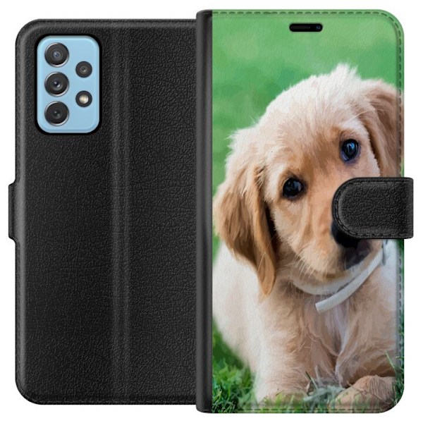 Samsung Galaxy A52 5G Tegnebogsetui Hund