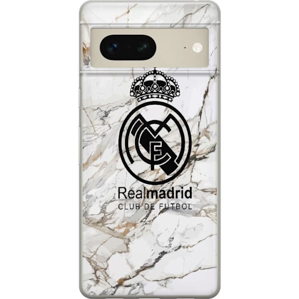 Google Pixel 7 Läpinäkyvä kuori Real Madrid