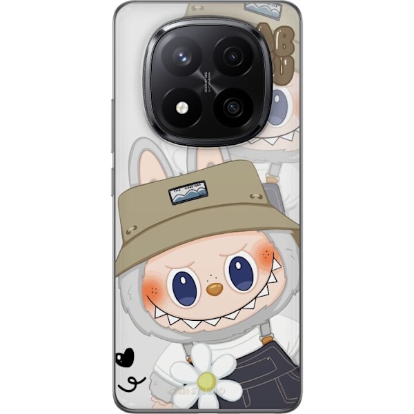 Xiaomi Redmi Note 14 Pro+ Läpinäkyvä kuori Labubu Minimal Mood - Yksinkertainen ja tyylikäs hirviösuunnittelu