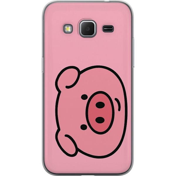 Samsung Galaxy Core Prime Gjennomsiktig deksel Kawaii Piggy