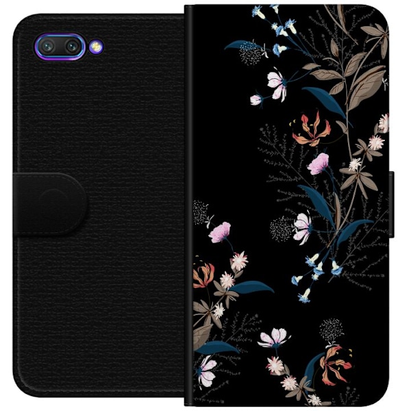 Honor 10 Tegnebogsetui Blomster