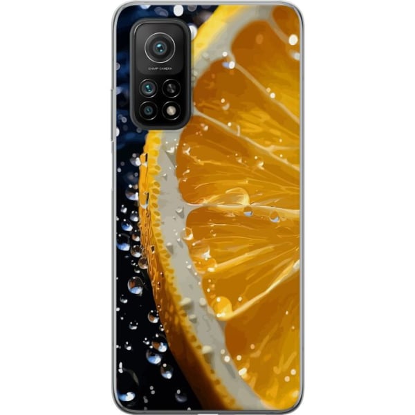 Xiaomi Mi 10T Pro 5G Gennemsigtig cover Appelsin
