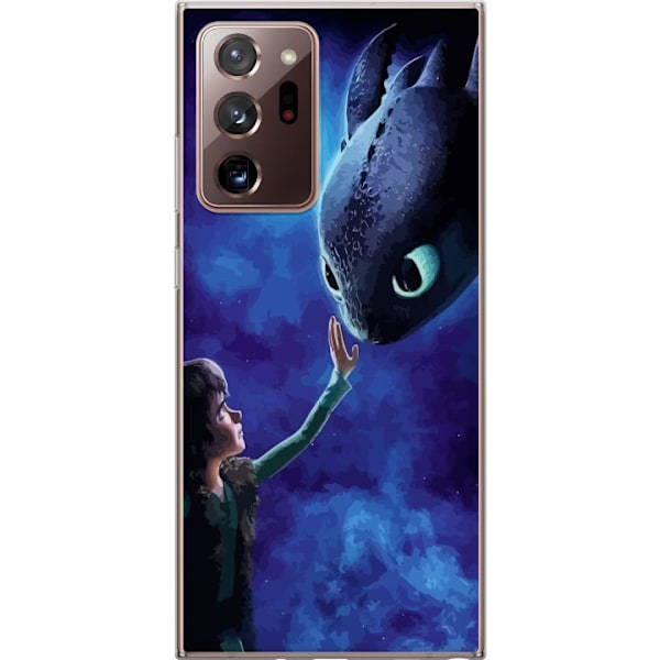 Samsung Galaxy Note20 Ultra Genomskinligt Skal Draktränaren How to Train Your Dragon
