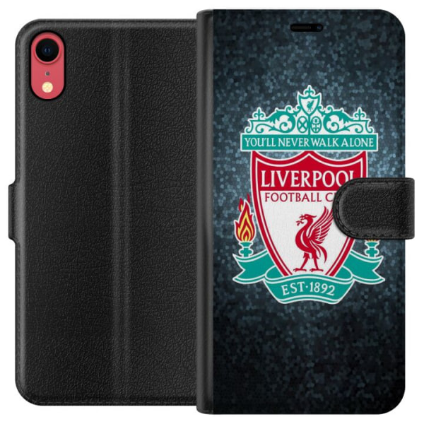 Apple iPhone XR Lompakkokotelo Liverpoolin Jalkapalloseura