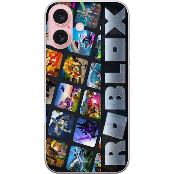 Apple iPhone 16 Läpinäkyvä kuori Roblox