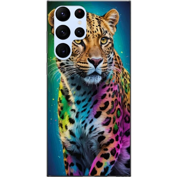 Samsung Galaxy S22 Ultra 5G Gennemsigtig cover Leopard