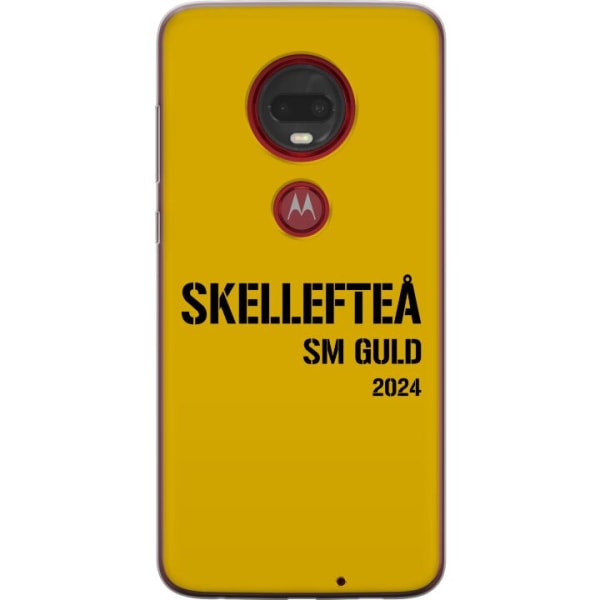 Motorola Moto G7 Plus Gennemsigtig cover Skellefteå SM GULD