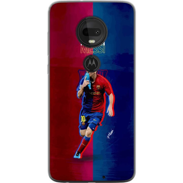 Motorola Moto G7 Genomskinligt Skal Messi