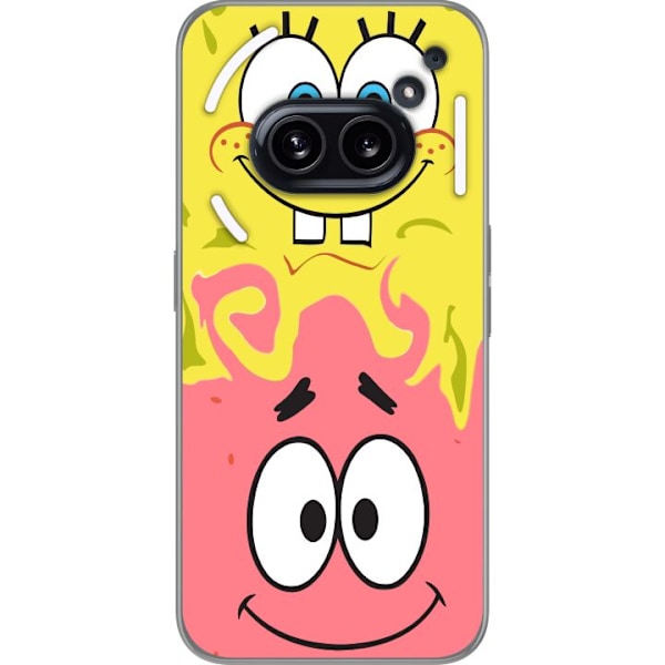 Nothing Phone (2a) Gennemsigtig cover SvampeBob og Patrick