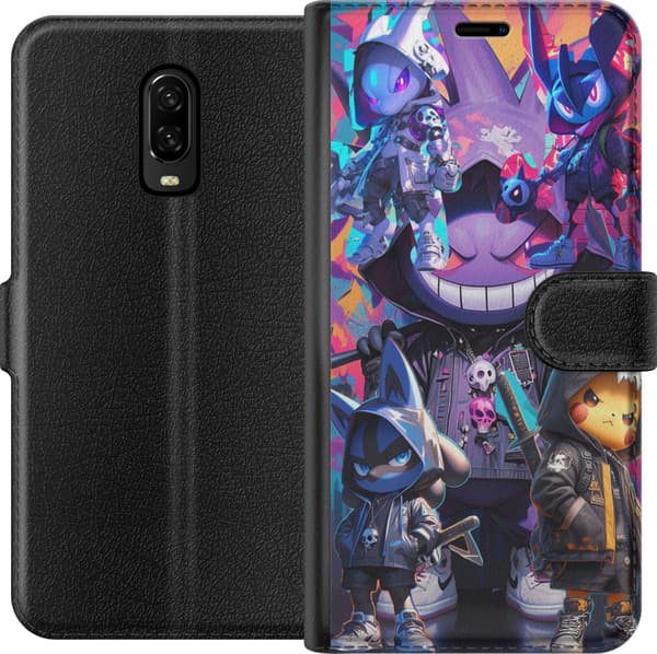 Kompatibelt Lommeboketui til OnePlus 6T Pokemon