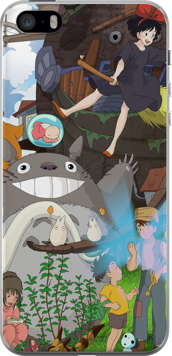 Kompatibel Mobilcover til Apple iPhone SE (2016) Studio Ghibli