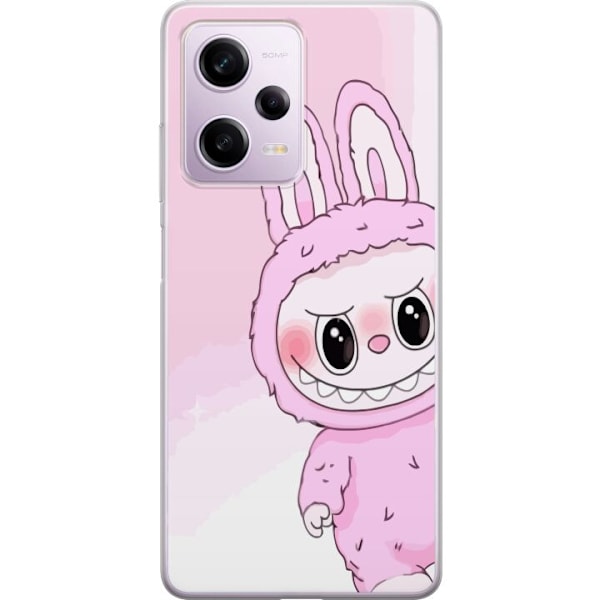 Xiaomi Redmi Note 12 Pro Gjennomsiktig deksel Labubu Bunny-ser