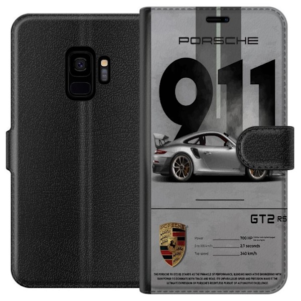 Samsung Galaxy S9 Lompakkokotelo Porsche 911