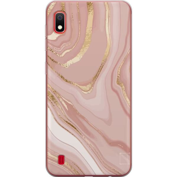 Kompatibelt Mobildeksel til Samsung Galaxy A10 Marmor Rosa