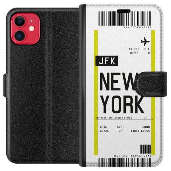 Kompatibel Tegnebogsetui til Apple iPhone 11 New York