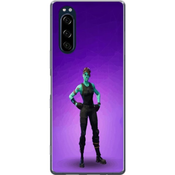 Sony Xperia 5 Gennemsigtig cover Fortnite - Ghoul Trooper