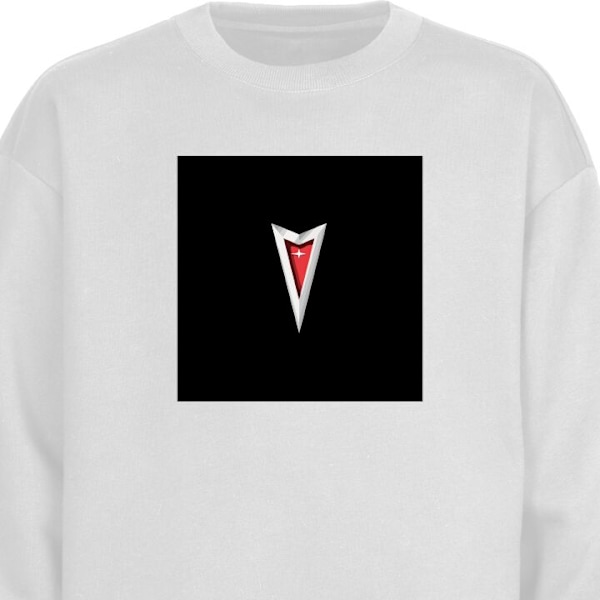 Sweatshirt for Voksen | Klassisk Collegegenser Bil hvit XL