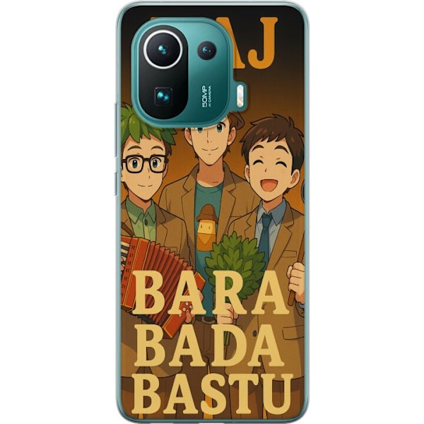 Xiaomi Mi 11 Pro Genomskinligt Skal KAJ Bara bada bastu