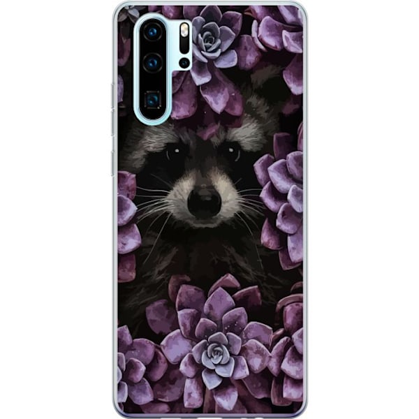 Huawei P30 Pro Genomskinligt Skal Tvättbjörn