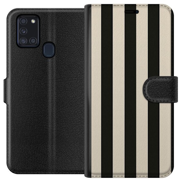 Samsung Galaxy A21s Lommeboketui Linjestrøm