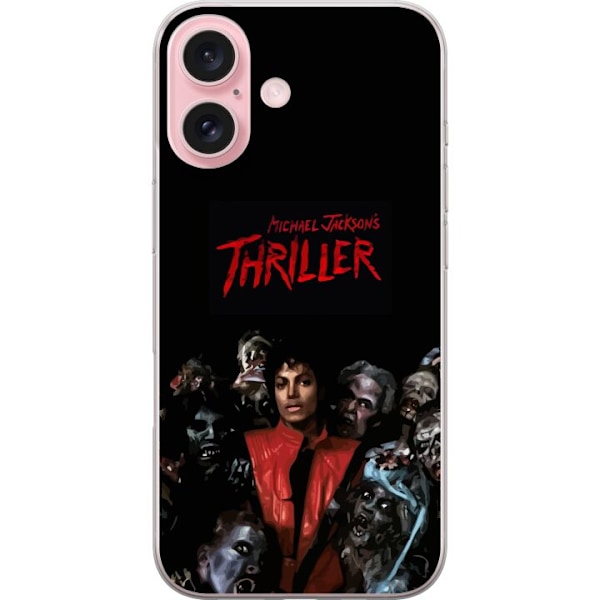 Apple iPhone 16 Gennemsigtig cover Michael Jackson Thriller