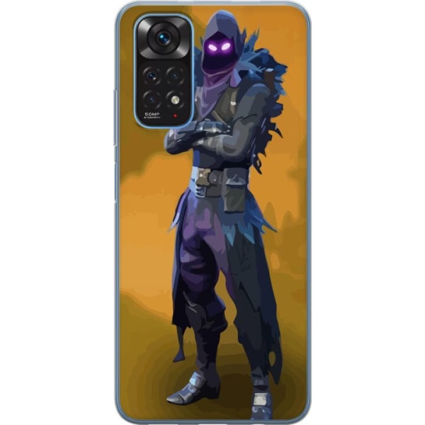 Xiaomi Redmi Note 11S Läpinäkyvä kuori Fortnite - Raven