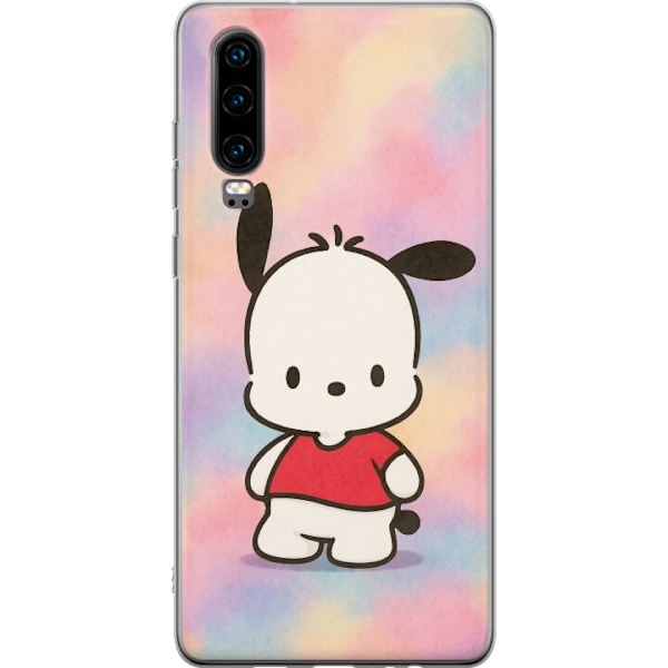 Huawei P30 Läpinäkyvä kuori Kawaii Sanrio Pochacco