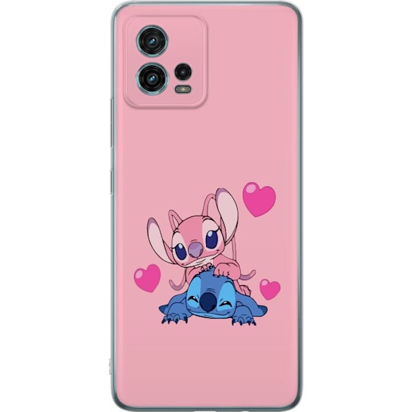 Motorola Moto G72 Läpinäkyvä kuori Ystävänpäivä Stitch