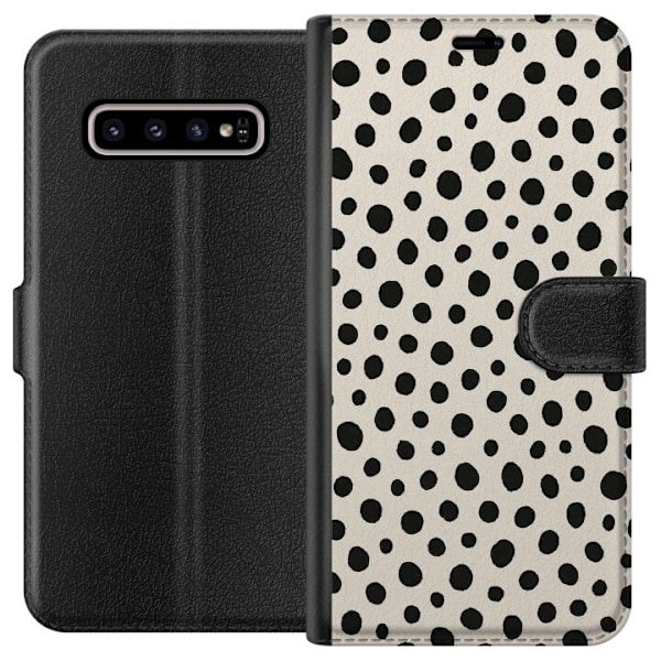 Samsung Galaxy S10+ Plånboksfodral Dot Dance