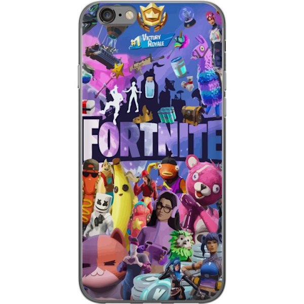 Apple iPhone 6s Gjennomsiktig deksel Fortnite Skins Emotes Bat
