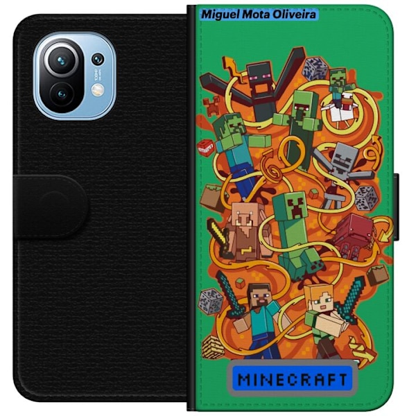 Xiaomi Mi 11 Lompakkokotelo Minecraft