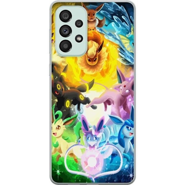 Samsung Galaxy A73 5G Gennemsigtig cover Pokemon