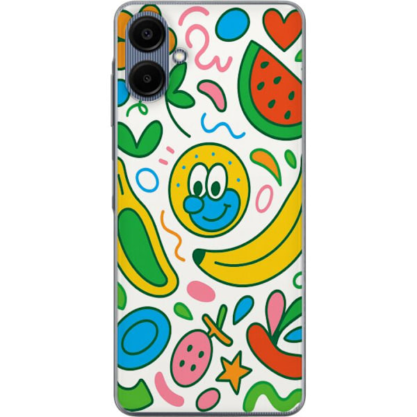 Samsung Galaxy A06 Genomskinligt Skal Butterfly Veil
