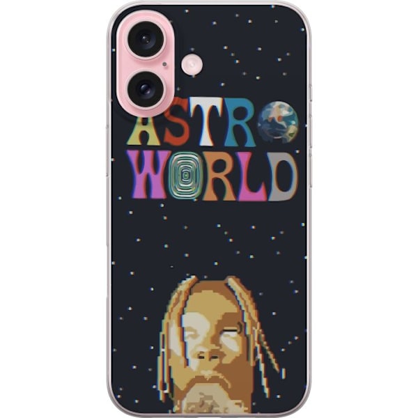 Apple iPhone 16 Läpinäkyvä kuori Travis Scott Astroworld