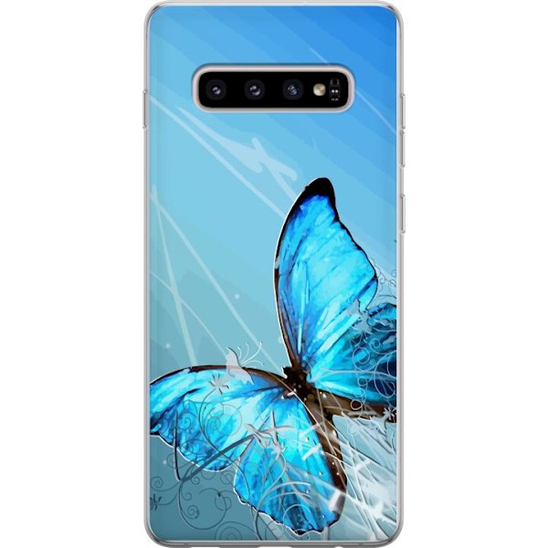 Samsung Galaxy S10+ Läpinäkyvä kuori Sudenkorento