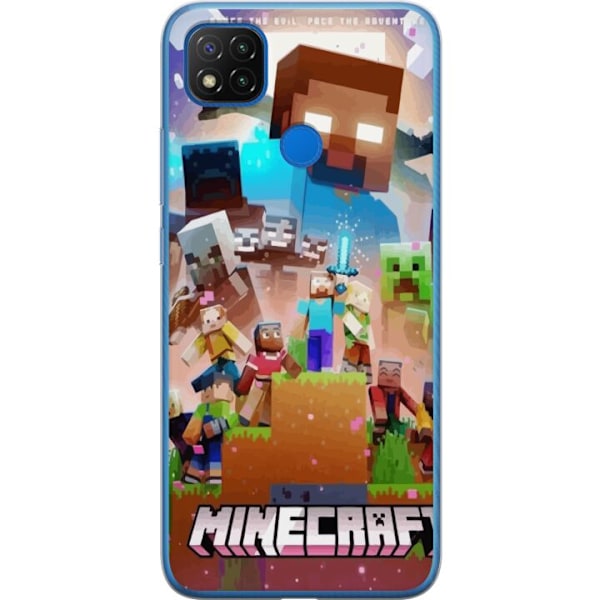 Xiaomi Redmi 9C Genomskinligt Skal Minecraft