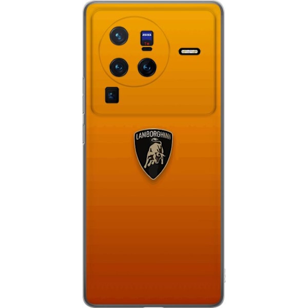 vivo X80 Pro Gennemsigtig cover Lamborghini